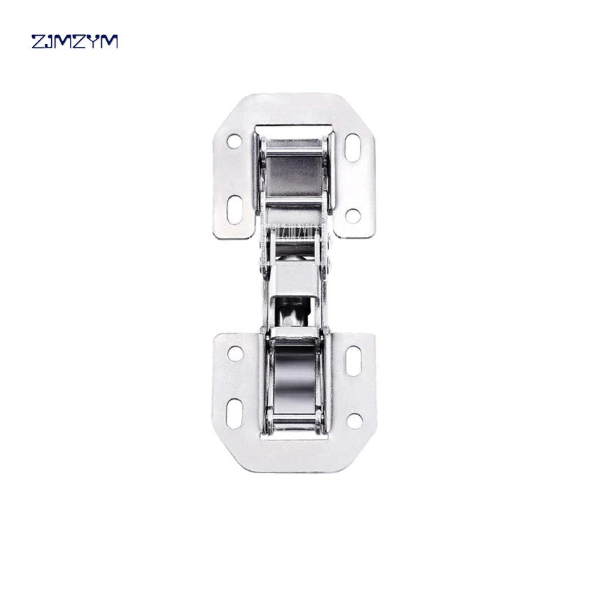 1pc 3 Inch No-Drilling Hole Cabinet Hinge Bridge Shaped Spring Frog Hinge Full Overlay Cupboard Door Furniture Hinges 78*33mm