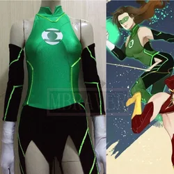 Costume Cosplay Super Hero Green Lantern Sex Reversion di qualsiasi dimensione