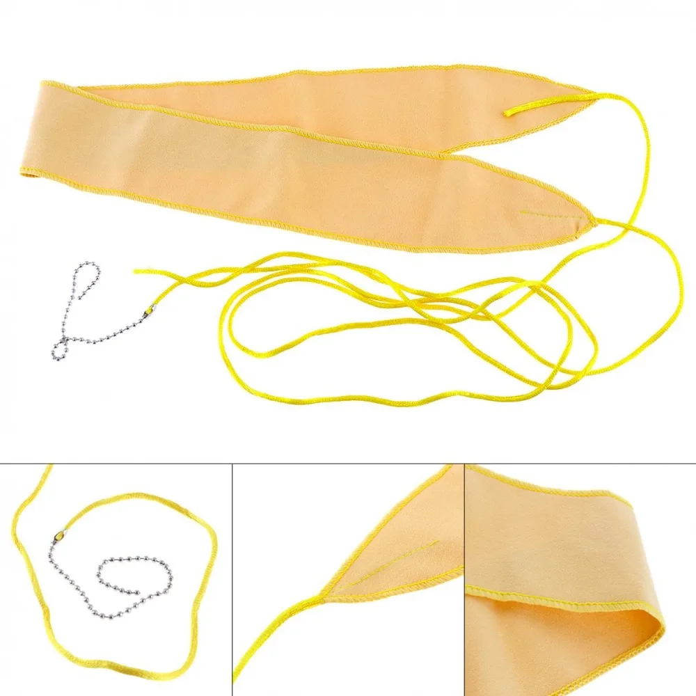 Durable Artificial Faux Suede Wipe Cleaning Cloth for Oboe Inner Cavity Bamboo Flute Woodwind Tube Cloth