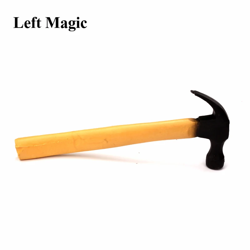 The Super Latex Rubber Fake Hammer Trick Crazy Hammer Magic Tricks Appearing Vanishing Magica Stage Gimmick Accessories Comedy