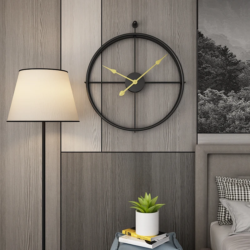 Large Wall Clock for Home Decor, Modern Design Clocks for Office, Hanging Wall Watch, European Style, 80cm