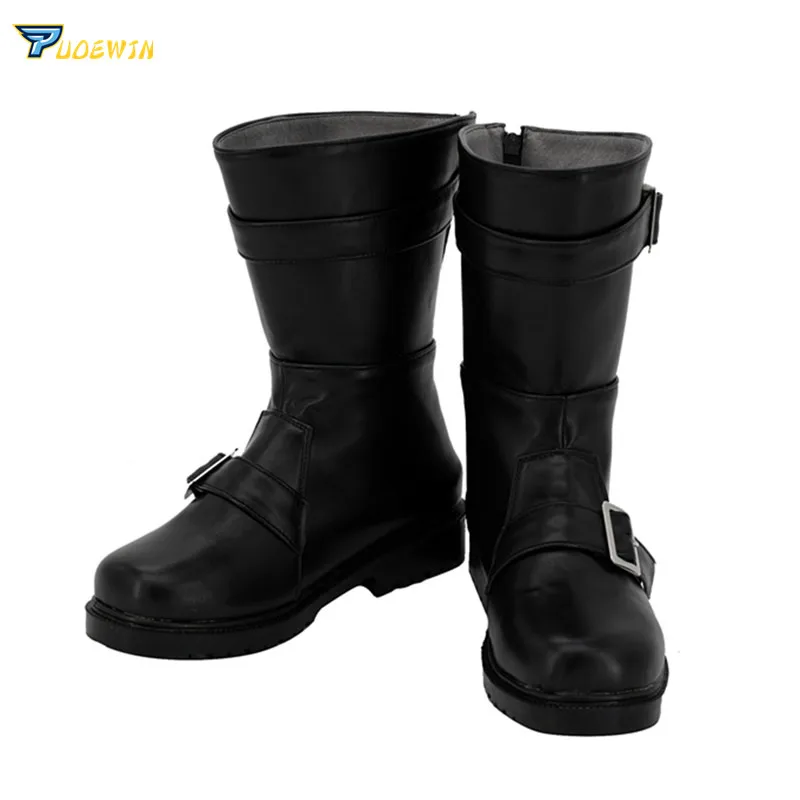 Chaussures de Cosplay de Gardien d'Anges de la Mort, Bottes de Cosplay sur Mesure, Rayon Catastrophique, Satsuriku No Tenkr