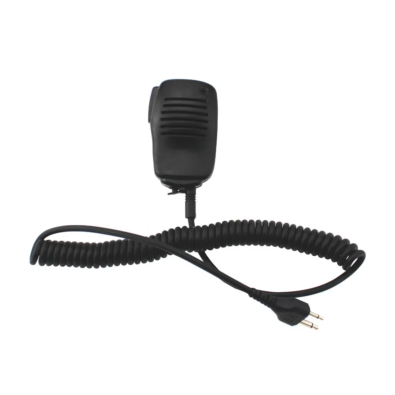 Mini Radio Microphone For 2-pin Walkie Talkie I-com IC-F3 SL25 V80 Two Way Radio SM-25