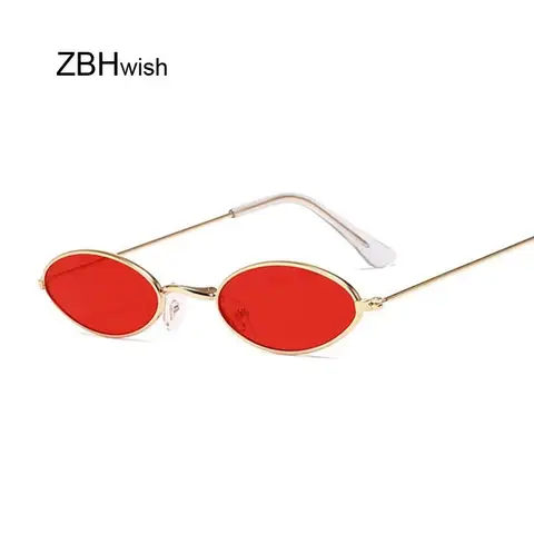 Retro Oval Women's Sunglasses ZBHWISH