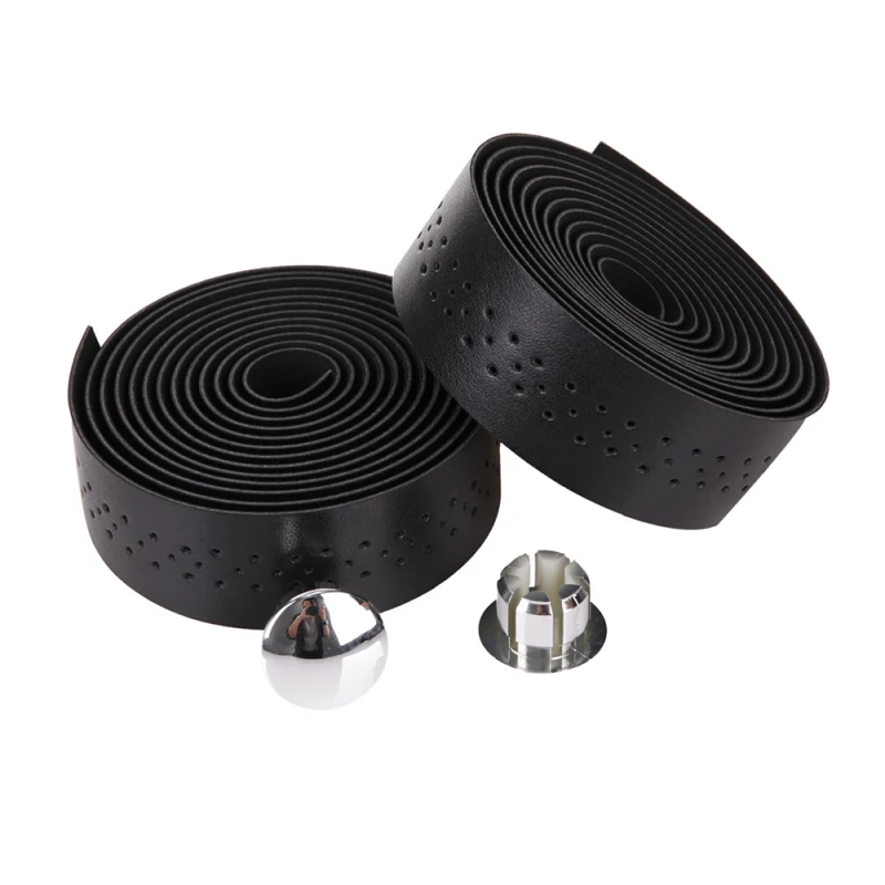 High Quality 7 Solid Colour Available Road Bike Sports Cork Handlebar Tape With Holes FZE003