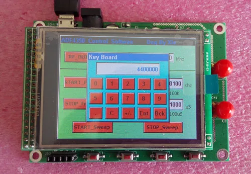      ADF4350 ADF4351  Module TFT color touch screen STM32 sweep frequency signal source