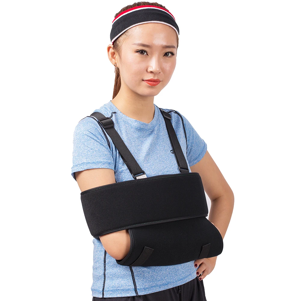 Orthopedic Medical Arm Sling Shoulder Immobilizer Rotator Cuff Wrist Elbow Forearm Support Brace Strap with Soft Comfortable Pad