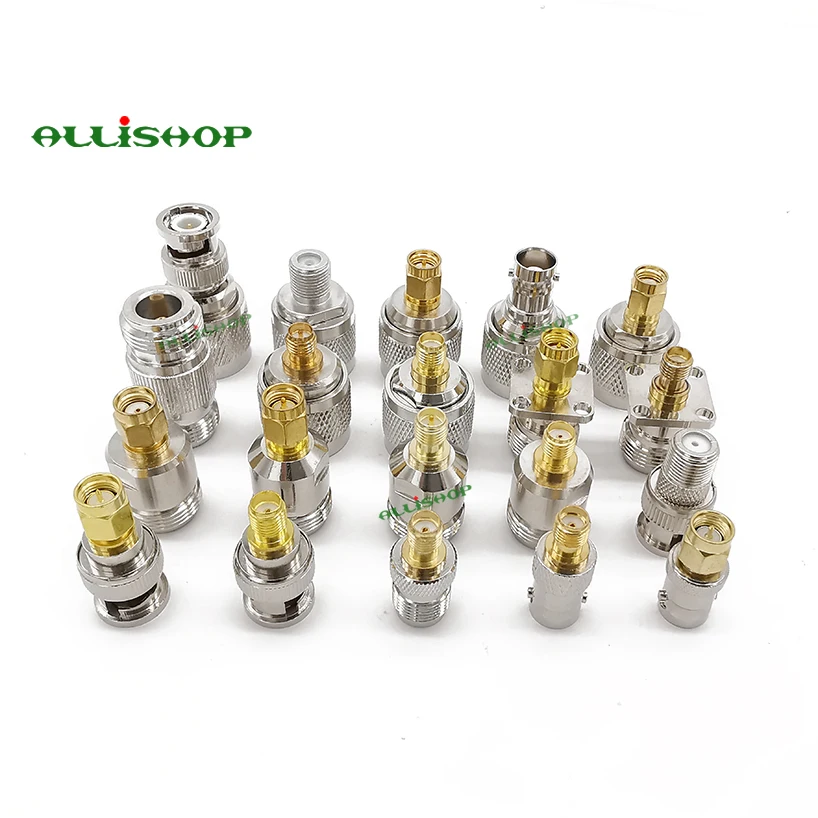 20Pcs Male Female SMA to N Type / BNC / TNC / F Type Adapter RF Coaxial Connector Test Converter