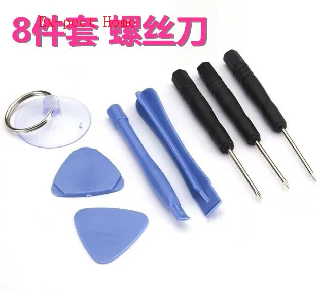 

1000 set (8000 pz) 8pcs/ in 1 Repair Mobile Phone Disassemble Pry Opening Tool Kit Torx Screwdriver for iPhone