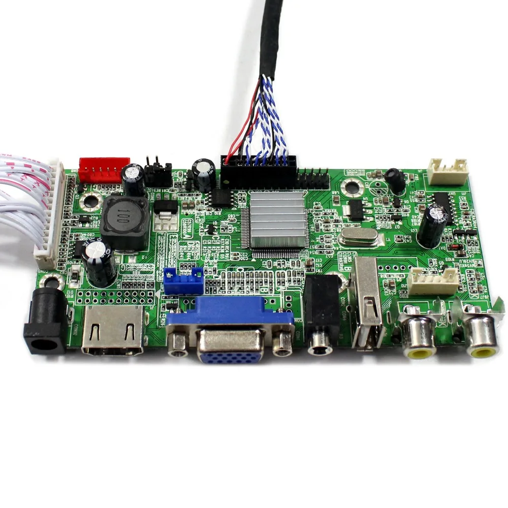 Hd mi vga avオーディオusb lcdコントローラボード8 "800 × 600 EJ080NA-05A液晶画面