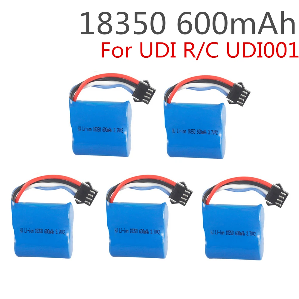 3.7V 600mAh Li-ion battery 18350 Replacement battery for UDI R/C UDI001 Venom Speed Boat