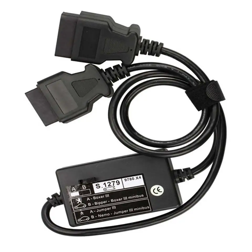 Lexia3 S1279 Modulo di interfaccia diagnostica OBD2 a 16 pin professionale per cavi e connettori diagnostici per auto Lexia-3 PP2000