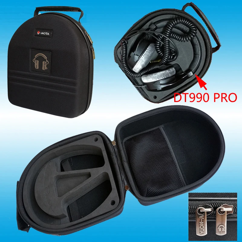 

V-MOTA Headphone Carry Case Boxs Compatible with Beyerdynamic DT999 DT770 DT990 PRO DT1770 DT1990 DT-770 M Headset (Suitcase)