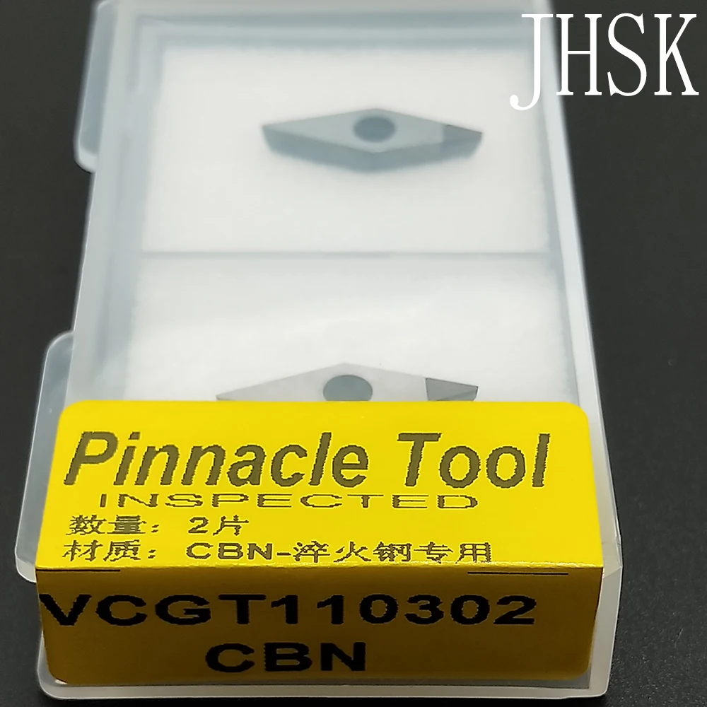 2pcs VCGT110302 04 PCD CBN Cutting Aluminum Copper Processing tools blade inserts High cost performance