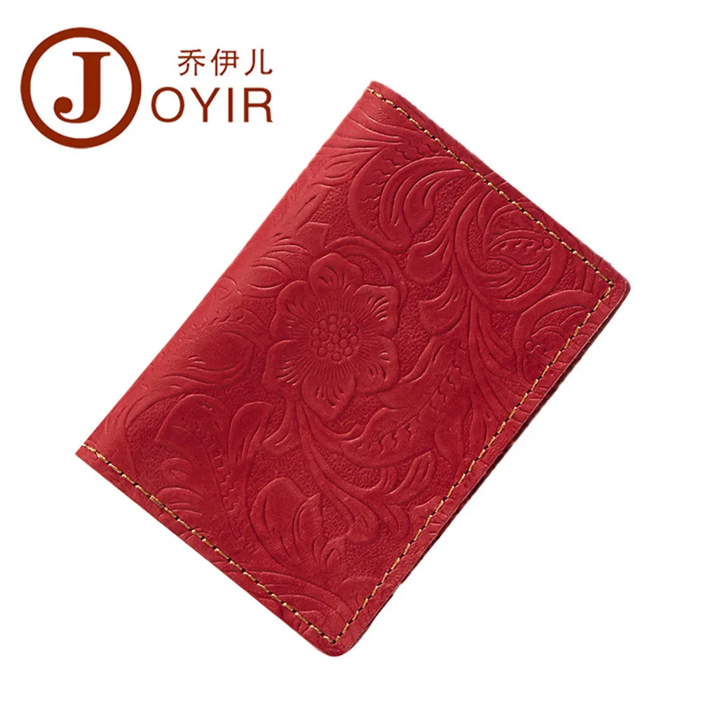 

Delicate Business Card Holder Passport Cover Genuine leather Embossing restoring ancient ways Passport Holder Protector Wallet