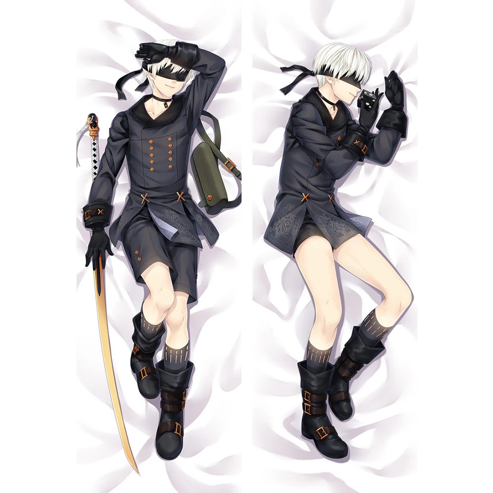 Dakimakura Anime Figure Pillow Case, NieR:Automata YoRHa No. 9, Type S and Type A No. 2, Custom Design