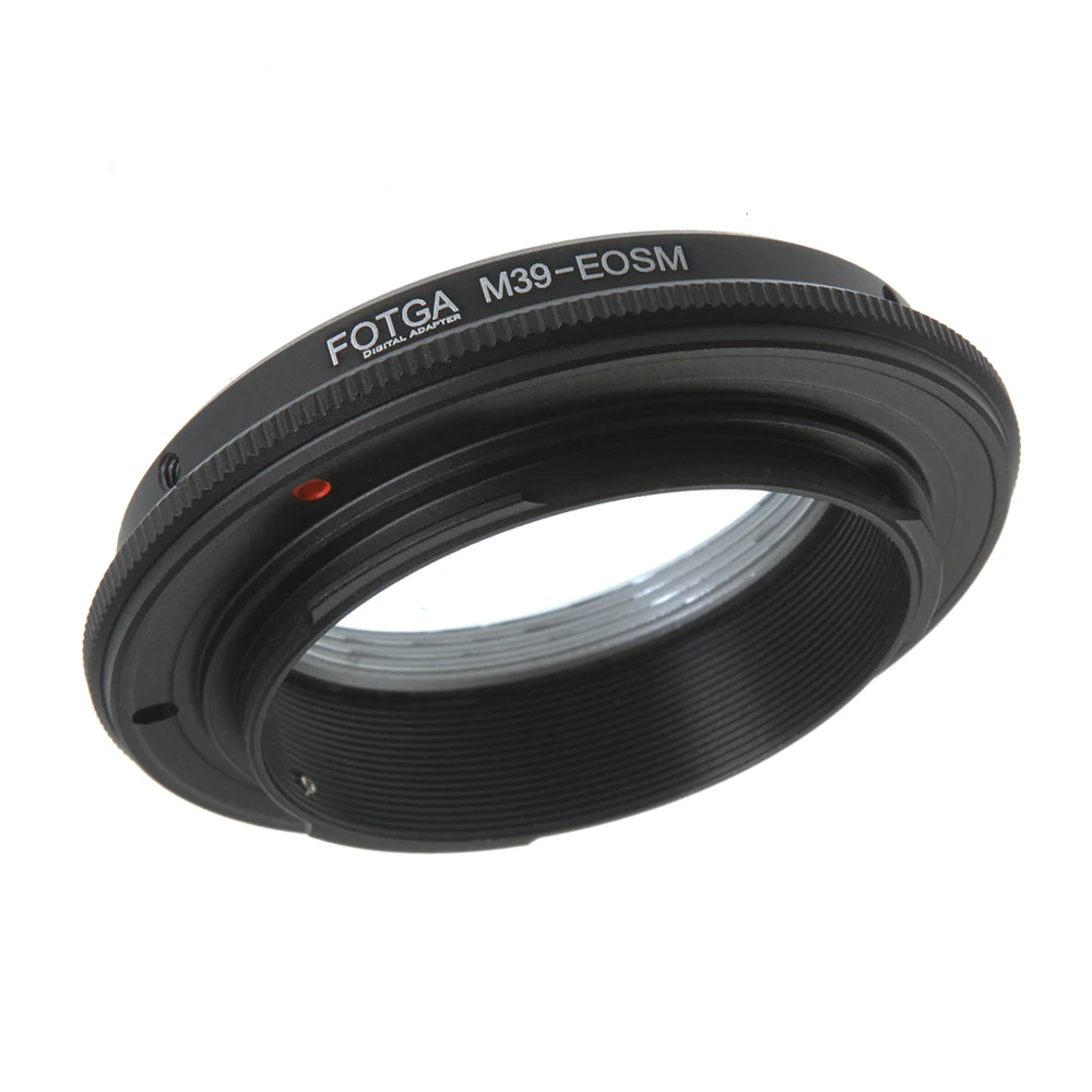 FOTGA วงแหวนอะแดปเตอร์สำหรับ Canon EOS M M2 M3 EF-M กล้องมิเรอร์เลสเป็น M39 L39 39มม.