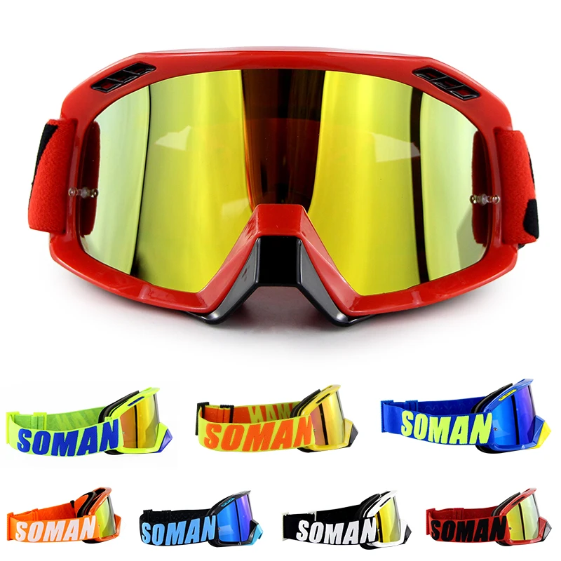 

Soman очки для мотокросса с аксессуарами очки для мотокросса мотоциклетные Gafas Dirt Bike Occhiali SM15