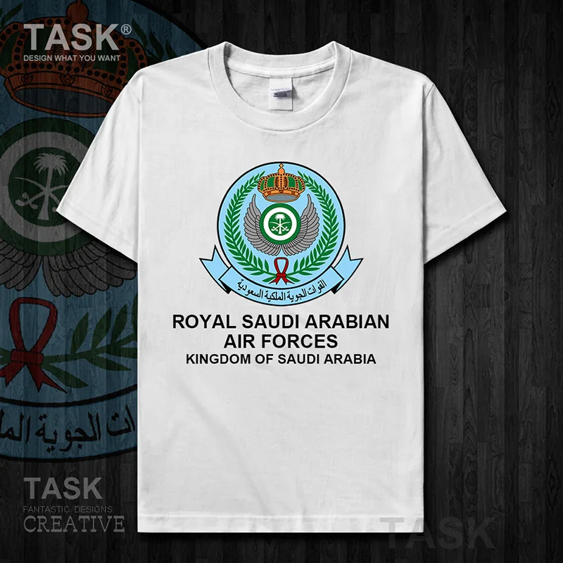 Air Force Saudi Arabia SA SAU sports casual jerseys Tactical clothes Short sleeve new Tops t shirt mens cotton   01