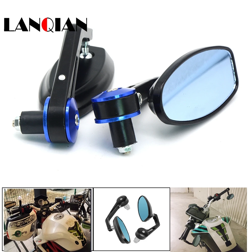 

Universal Motorcycle Mirror View Side Rear Mirror 22\24mm Handle bar For BMW K1200R K1300 S/R/GT SPORT K1200S K1300R