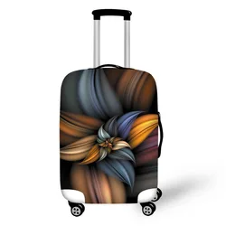 AnyFocus 3D Flower Travel Luggage Protective Cover for 18-30 Inch Trolley Suitcase Elastic Trunk Case Dust Covers with Zipper