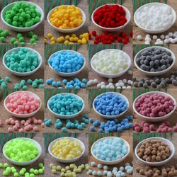 ISequins 8mm 10mm Pompon miękkie Pompon puszyste pluszowe rzemiosło DIY pompony piłka Furball Manualidad Home Decor materiały krawieckie