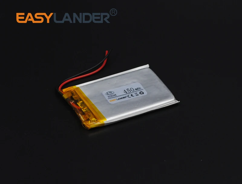 303048  3.7V 450mAh Rechargeable li Polymer Li-ion Battery 303050