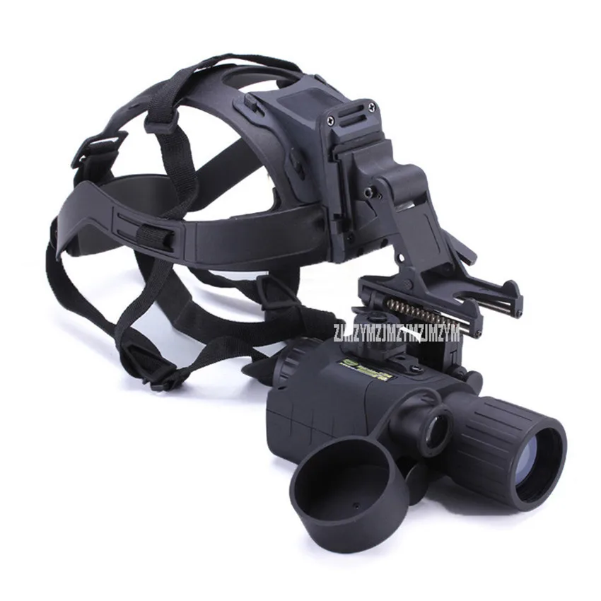 1.5X Hunting Night Vision IR Infrared Head Monocular Device Waterproof 150m Full Dark Night Vision Scope With Helmet 55-1X