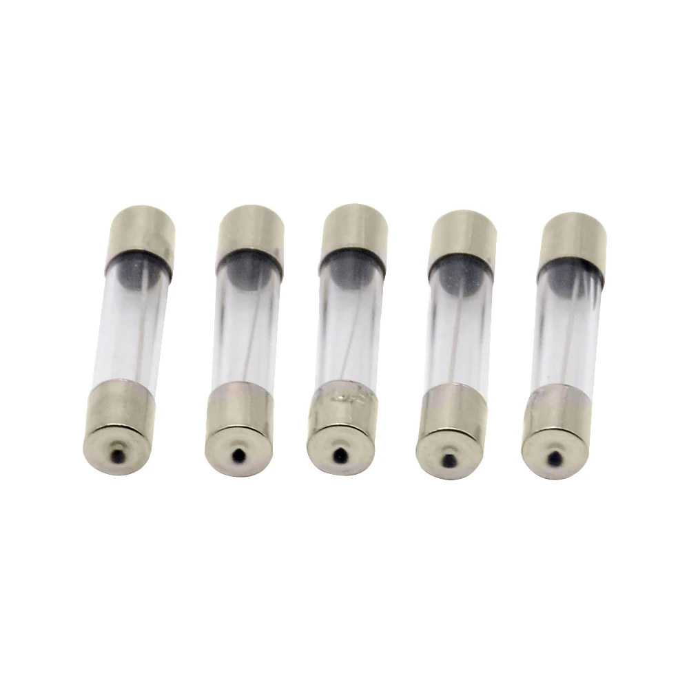 10pcs/lot One Sell 6*30mm Fast Blow Glass Tube Fuses 6x30 mm 250V 0.5 1 2 3 4 5 6 8 10 15 20 25 30 A AMP Fuse