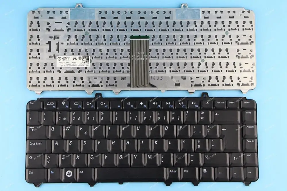 Teclado teclado português para dell, inspiron 1420 1520 1526 1525 1540 1545 m1330 para laptop