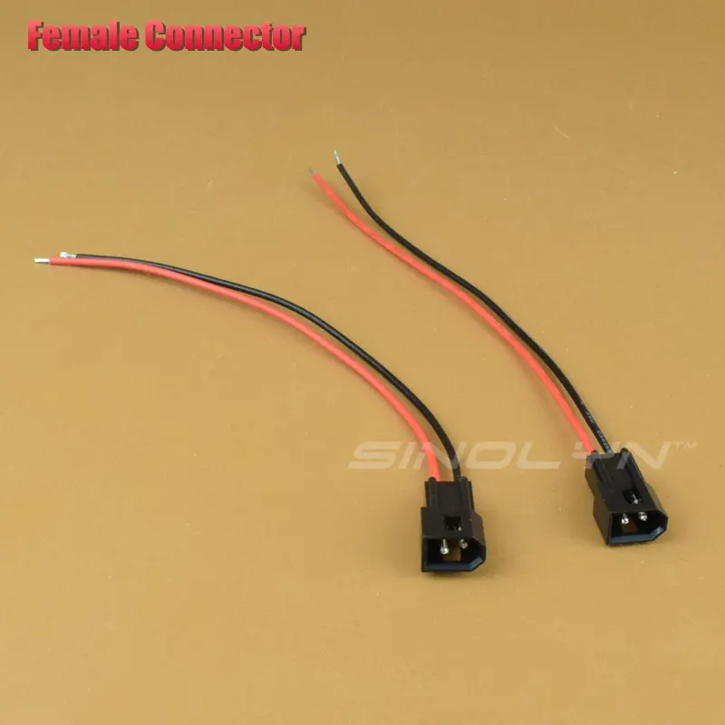 Sinolyn Male/Female Connector For Bi-xenon Projector Lens  Q5/Hella 3R G5/WST High Low Beam Wiring Car Lights Accessories