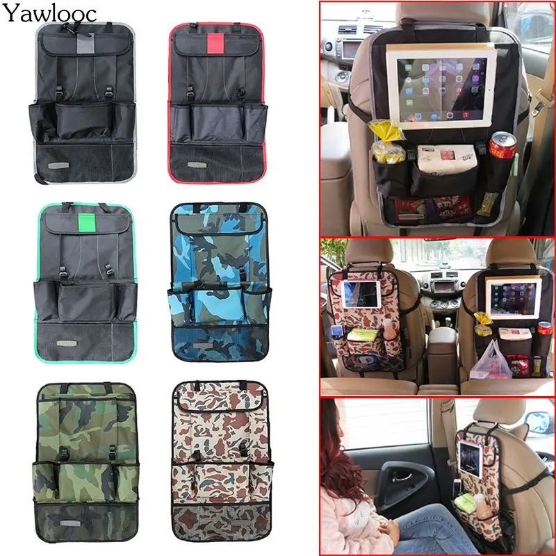 Car Organizer Multi-functional Storage Bags car seat covers Seat Back Protector Children Kick Mats - ipid travel Storage holder