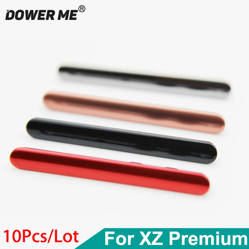 10Pcs/Lot Dower Me New Micro SD Sim Card Port Slot Dust Plug Cover For Sony Xperia XZ Premium G8142 G8141 Replacementt