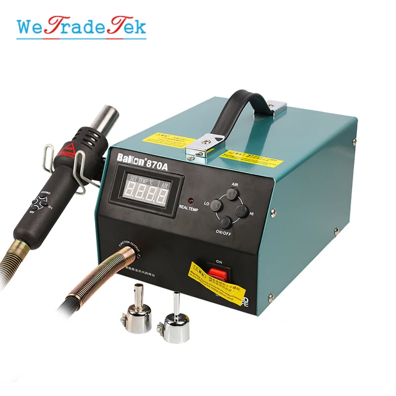 

BK870A Hot Air SMD Rework Station Intelligent Digital Display BGA Soldering Rework Station for Motherboard PCB Welding Repir