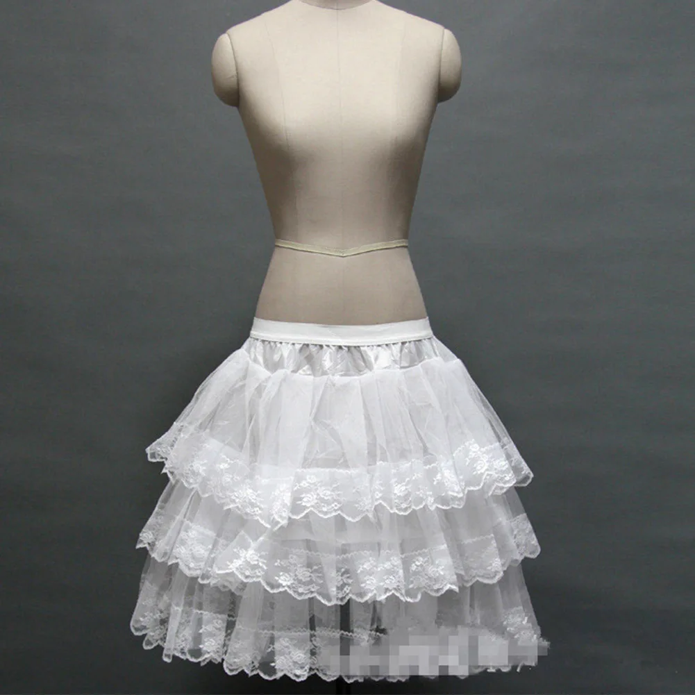 2018 New Petticoat 3 Layers Short Petticoat Flower Girl Dress Crinoline for Wedding Little Girls/Kids/Children Underskirt