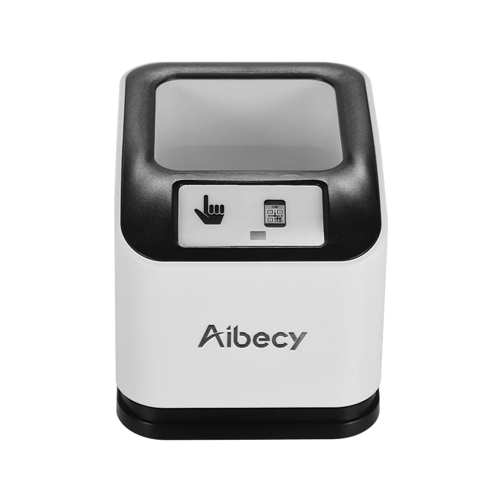 Aibecy 2200 1D/2D/QR Bar Code Scanner CMOS Image Desktop Barcode Reader USB Omnidirectional Screen Barcode Scanner