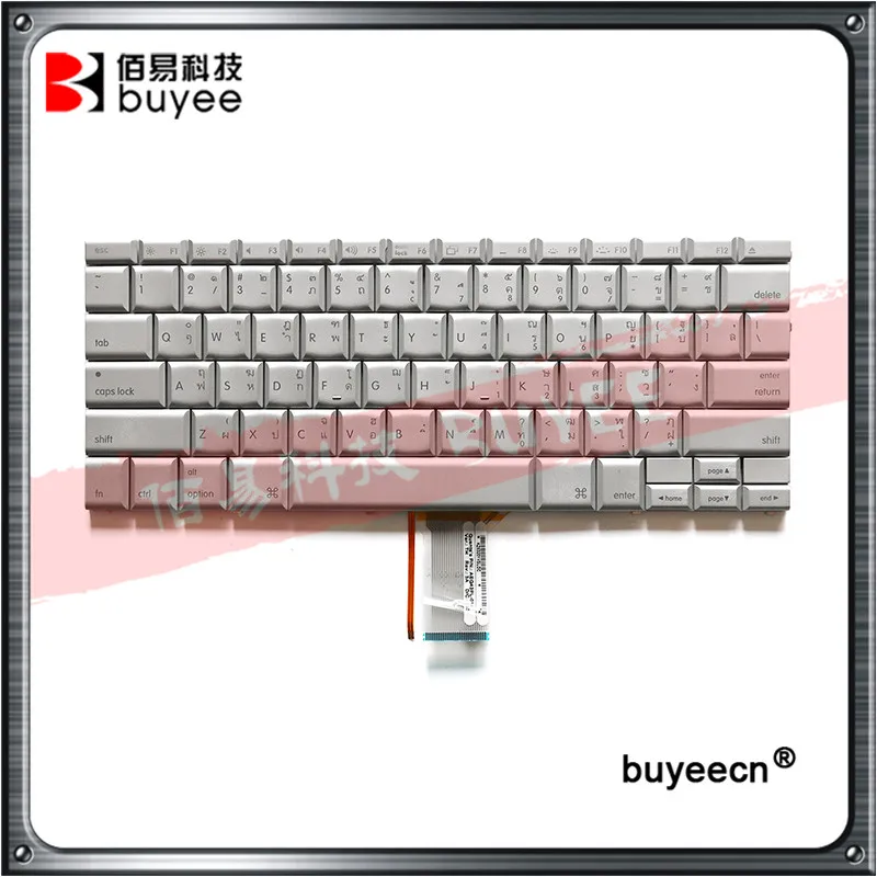 

New A1138 A1139 Thai Korean German French Keyboard A1138 A1139 TH FR DE KR Language Keyboard Replacement Silver Color