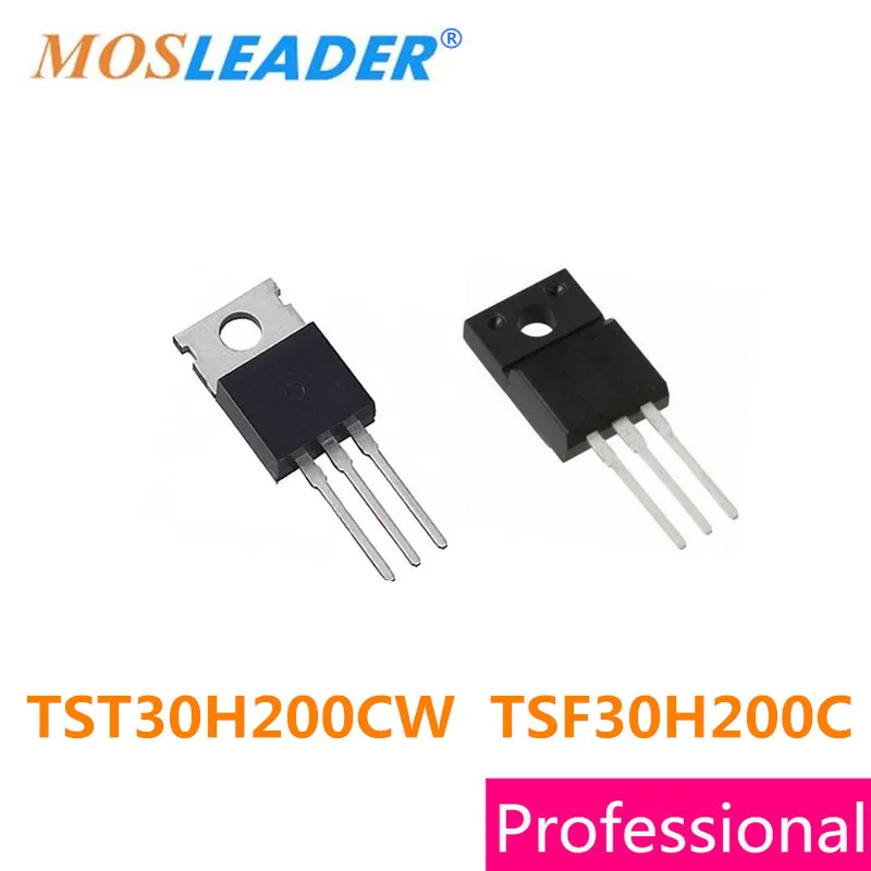 

Mosleader TST30H200CW TO220 TSF30H200C TO220F 50 шт. TSF30H200 30H200 выпрямитель Шоттки высокого качества