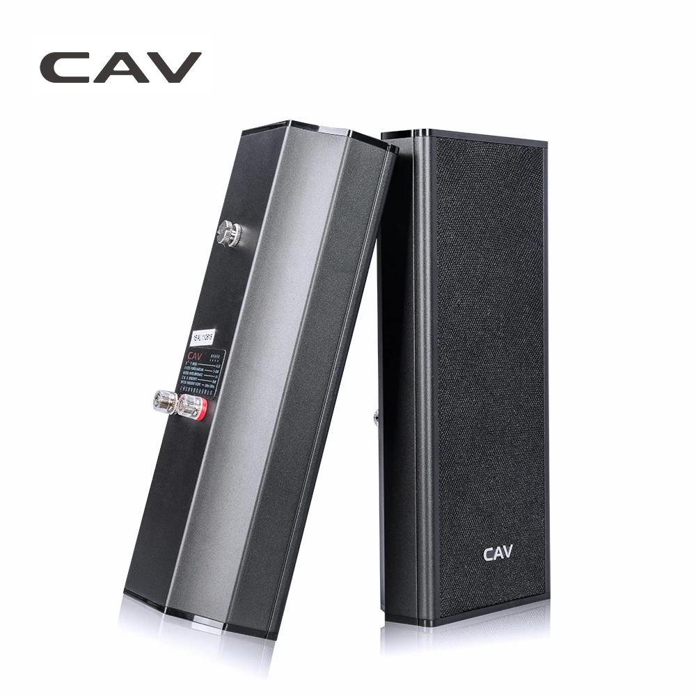 CAV AL20 Wall-Mounted Speaker Home Theater Passive Speaker High Quality Easy Setup Mini System AUX Sealed Wall-Surround Speakers