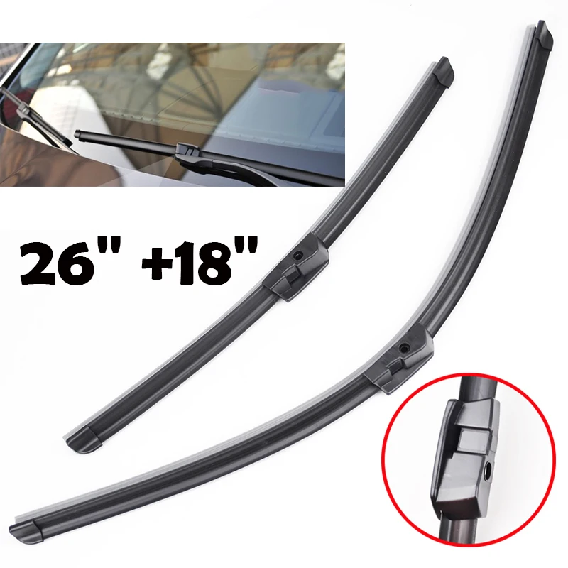 Misima LHD Front Windshield Windscreen Wiper Blades For BMW 5 Series F10 F07 F11 7 Series F01 F02 2016 2015 2014 2013 2012 2011