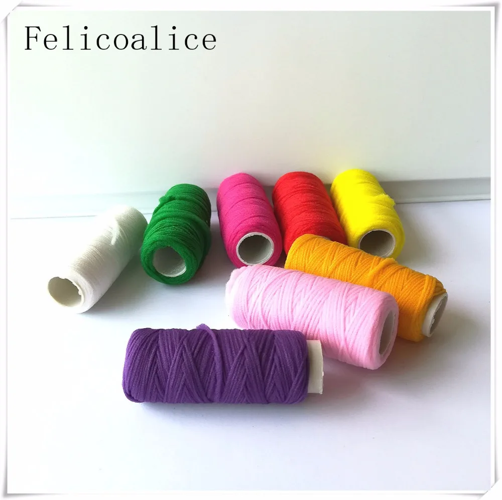 30pcs/lot High Quality Coil Cord/Elasticity Yarn For Nylon Flower And Craft Butterfly Accessories