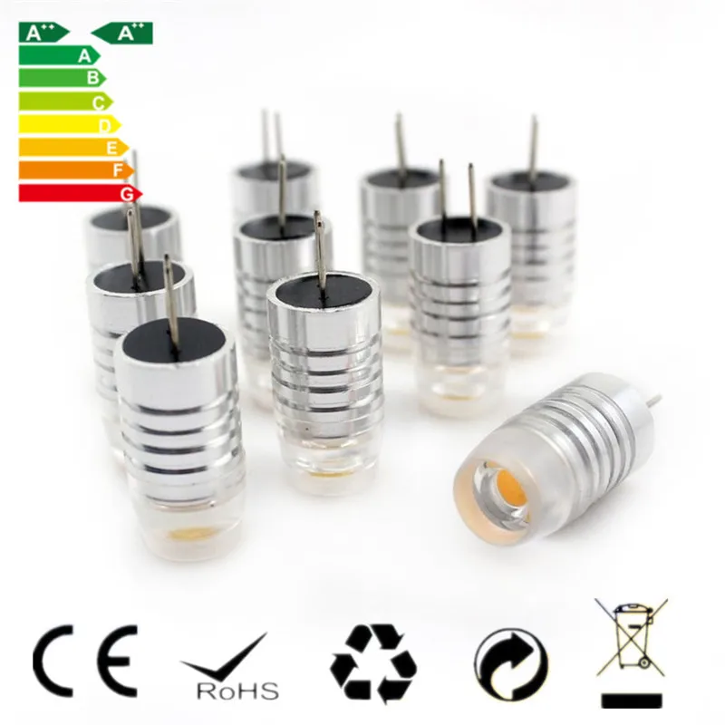 

NEW Arrival Mini G4 LED Lamp 2W 3W DC 12V LED G4 Light Lampadas LED COB Bulb spot light Lamps 10pcs