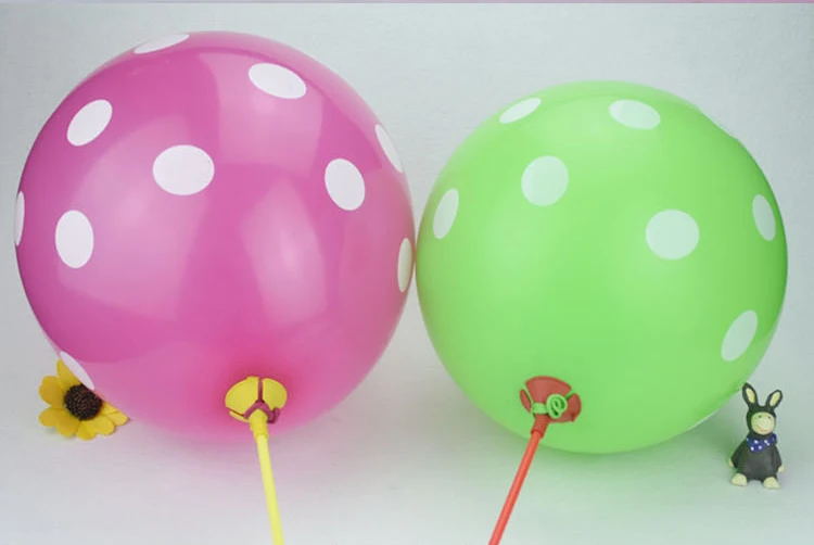 Spielzeug Teil Ballon Stick Stangen Multi Farbe Ballons Halter PVC Unterstützung Für Party Dekoration Im Freien Aufblasbare Erholung 2021