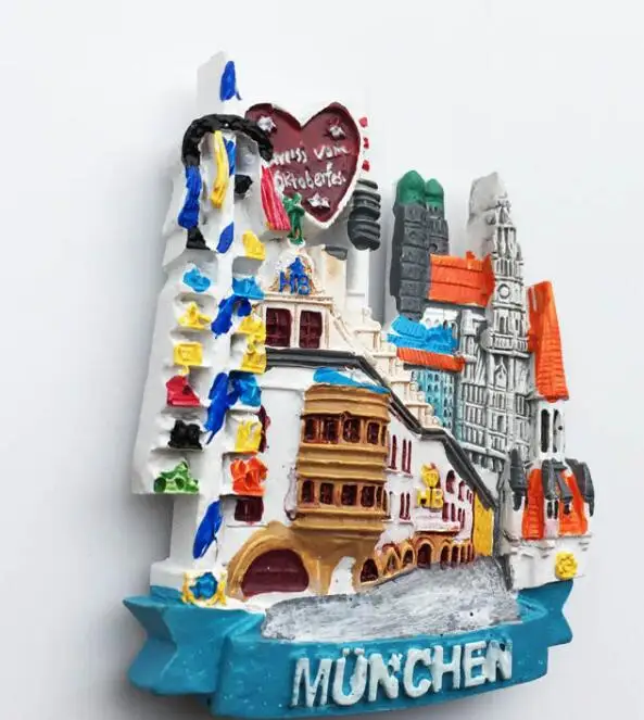 Munich, Germany  Fridge Magnets Tourism Souvenirs Refrigerator Magnetic Sticker