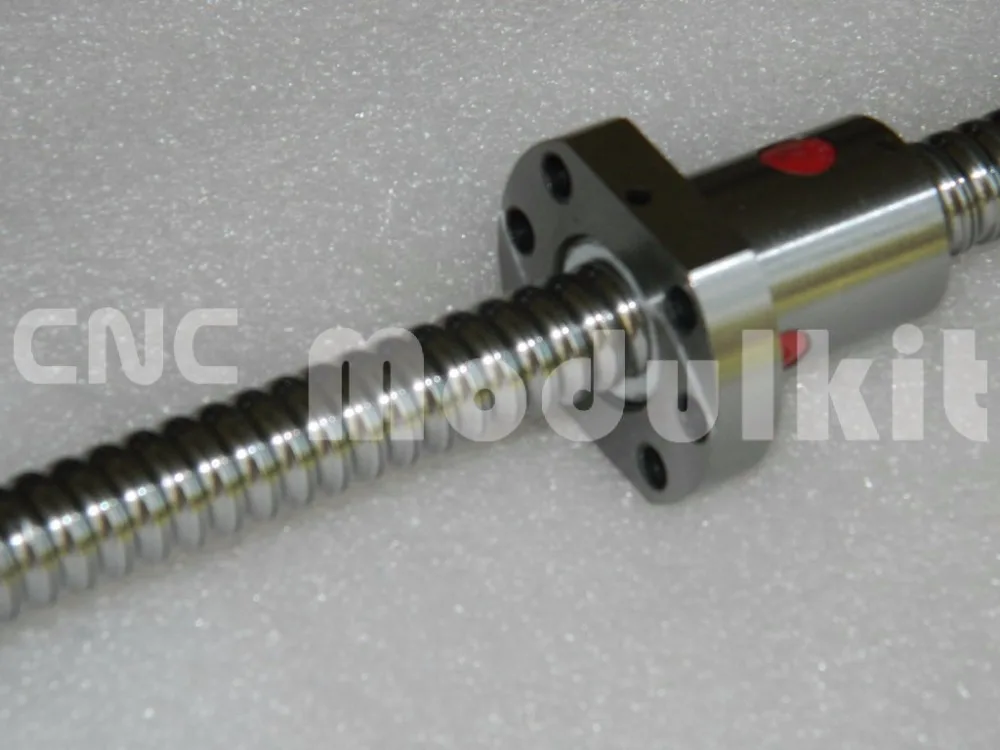 CNC Machinery Transmission SFU2005 Ballscrews SFU Series 1000mm With Single Nut Local Brand In China End Machining CNC Modulkit