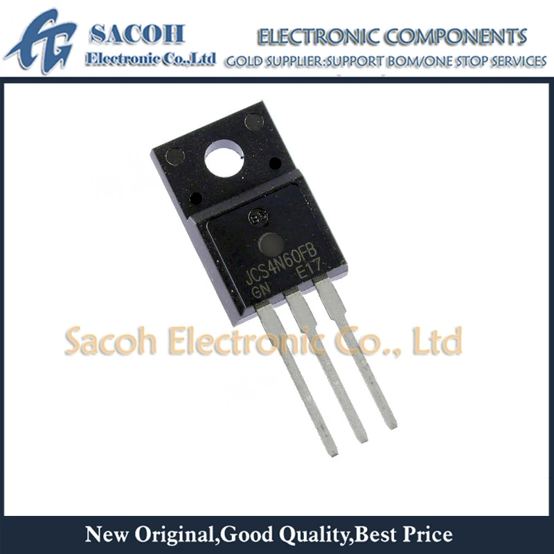 

New Original 10Pcs/Lot JCS4N60FB JCS4N60F JCS4N60C JCS4N60 4N60 TO-220F 4A 600V Power MOSFET