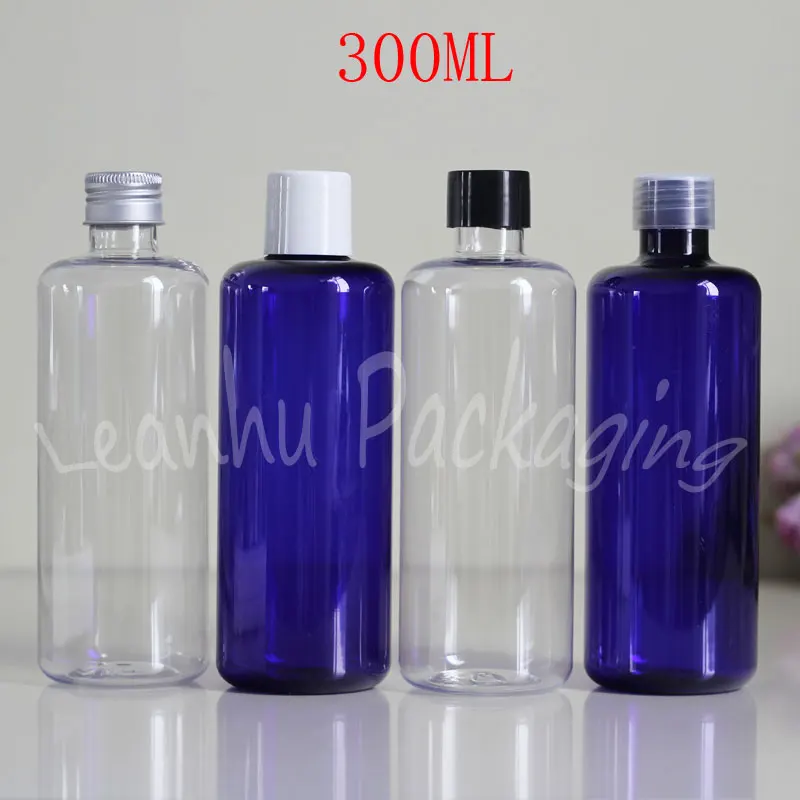 300ML Plastic Bottle With Screw Cap , 300CC Makeup Sub-bottling , Shampoo / Shower Gel / Water Packaging Bottle ( 30 PC/Lot )