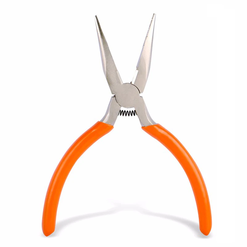 JAKEMY 5 inch Electrician Long Nose Pliers Alicates Pinze Chrome-Vanadium Needle Nose Pliers Repair Hand Tools