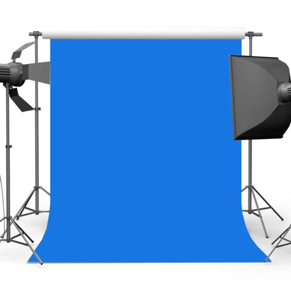 

Children Photo Background for Photographic Blue Solid Color Backdrop for Booth Studio MW-178