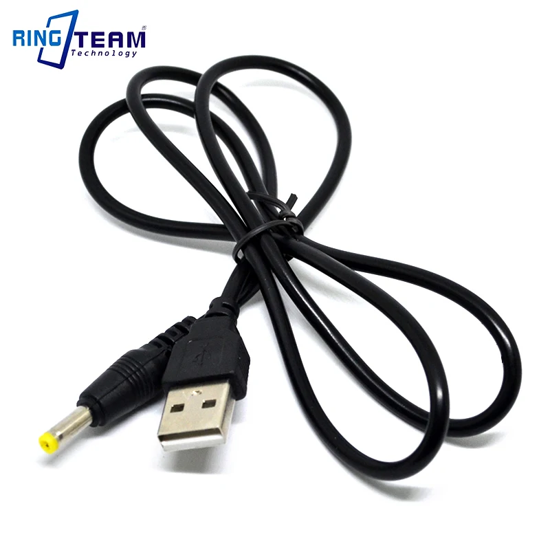 80CM Power USB Charger Cable DC 4.0mm Plug DC4017 Charging for PSP PSP100 PSP110 Game Player 5V2A